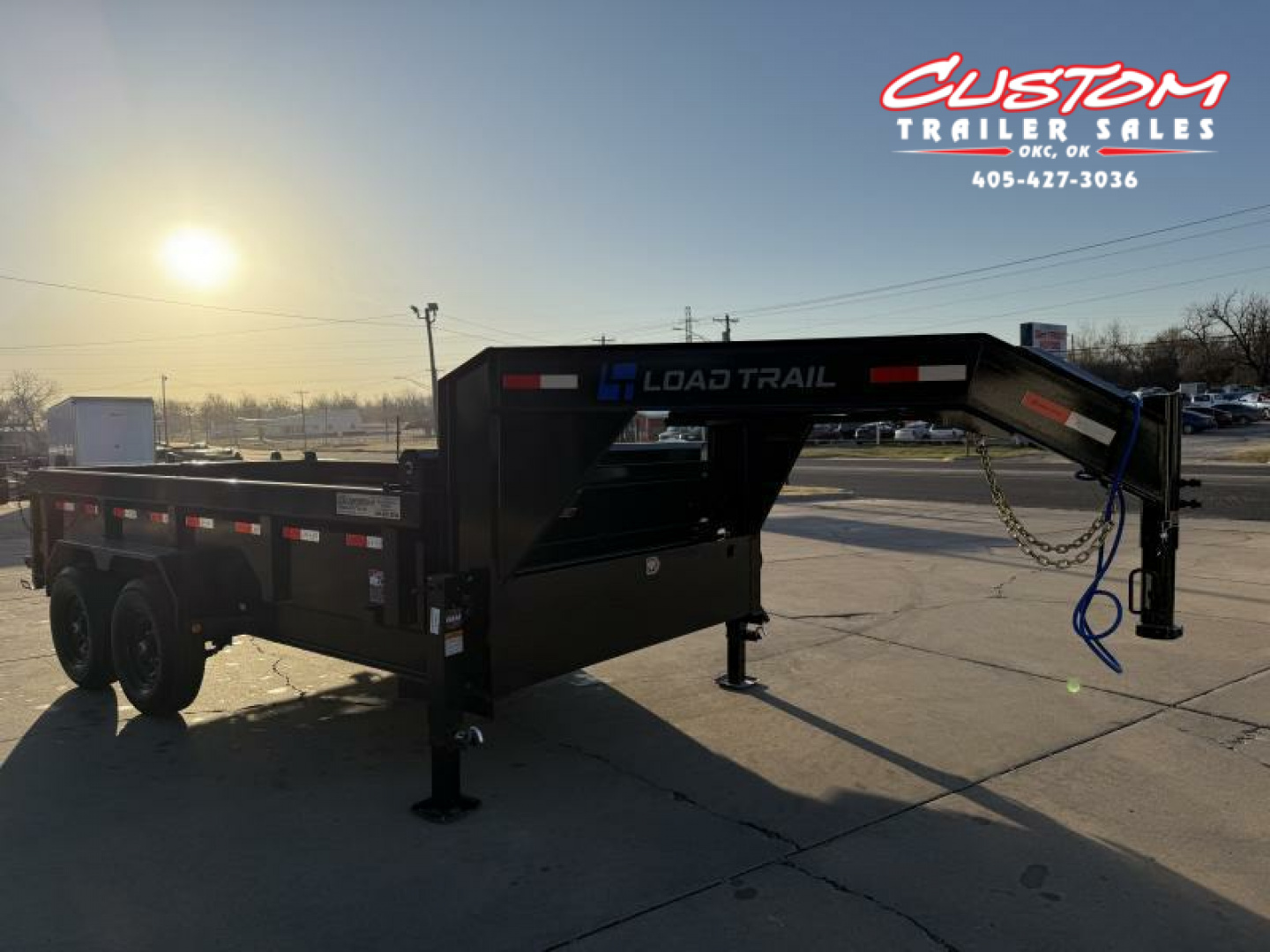 New #351037 2025 LOAD TRAIL GD 14 X 83 TANDEM AXLE LOW PRO 14K GOOSENECK DUMP W/ 2' SIDES