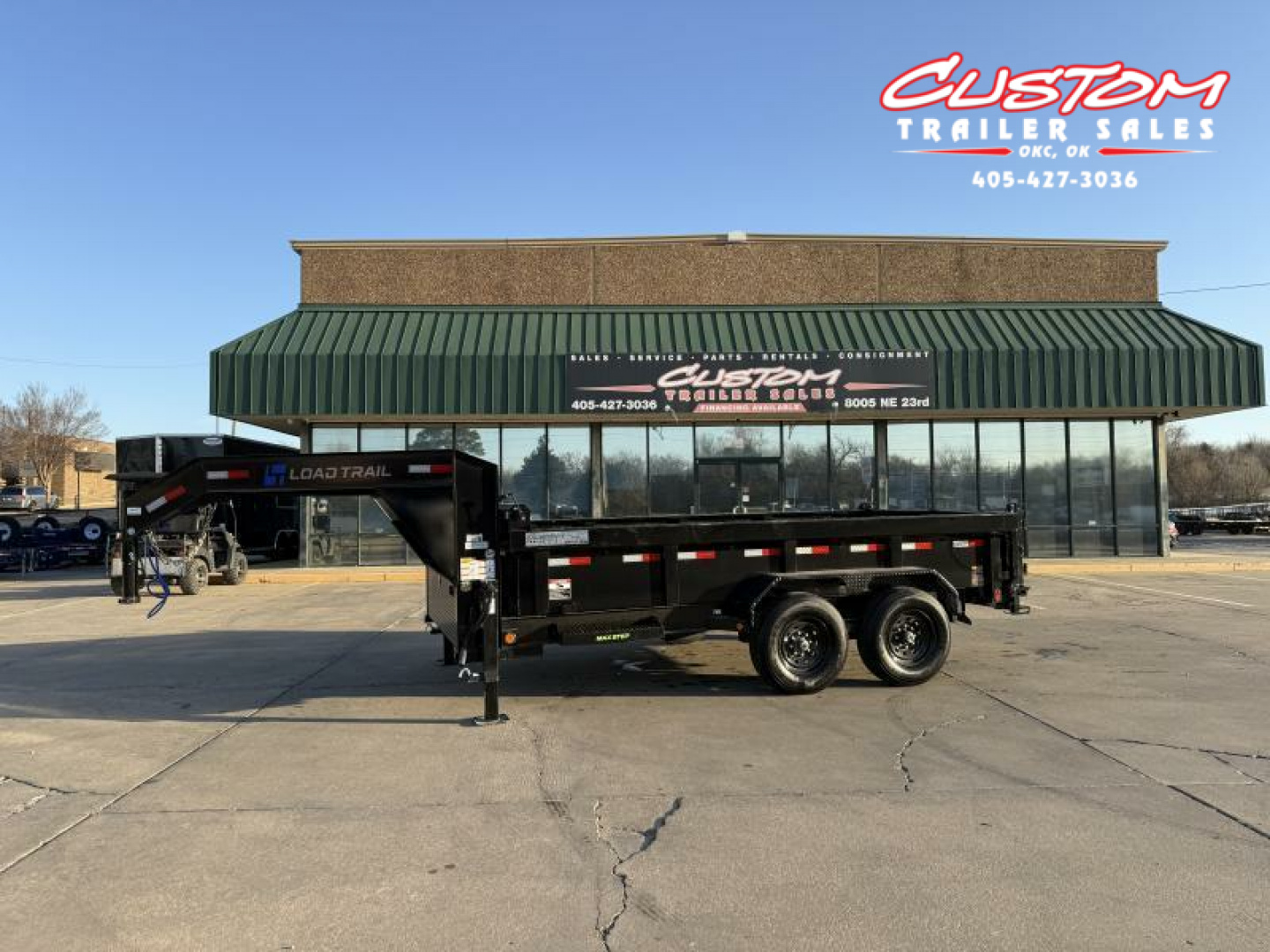 New #351037 2025 LOAD TRAIL GD 14 X 83 TANDEM AXLE LOW PRO 14K GOOSENECK DUMP W/ 2' SIDES