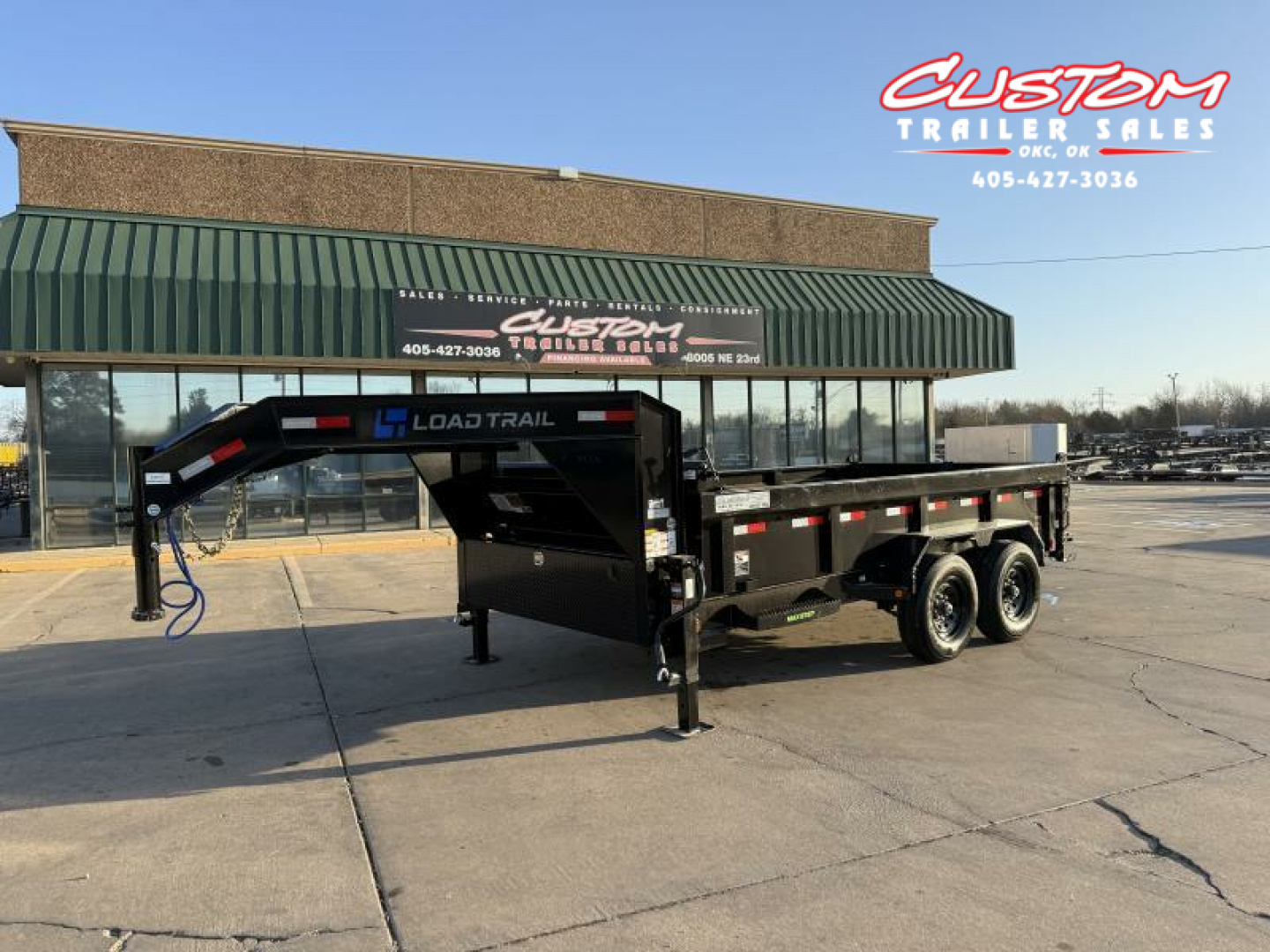 New #351037 2025 LOAD TRAIL GD 14 X 83 TANDEM AXLE LOW PRO 14K GOOSENECK DUMP W/ 2' SIDES