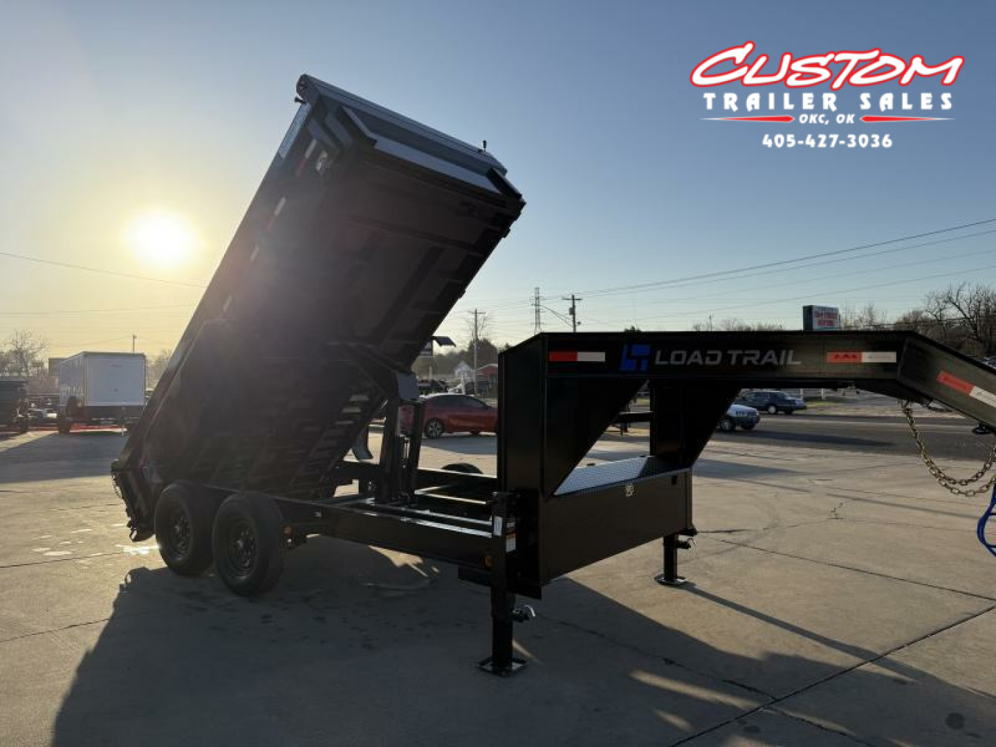 New #351037 2025 LOAD TRAIL GD 14 X 83 TANDEM AXLE LOW PRO 14K GOOSENECK DUMP W/ 2' SIDES