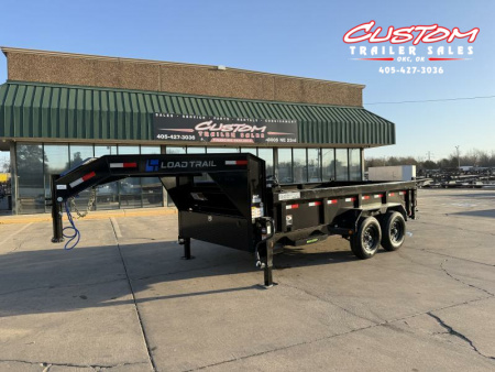 New #351037 2025 LOAD TRAIL GD 14 X 83 TANDEM AXLE LOW PRO 14K GOOSENECK DUMP W/ 2' SIDES