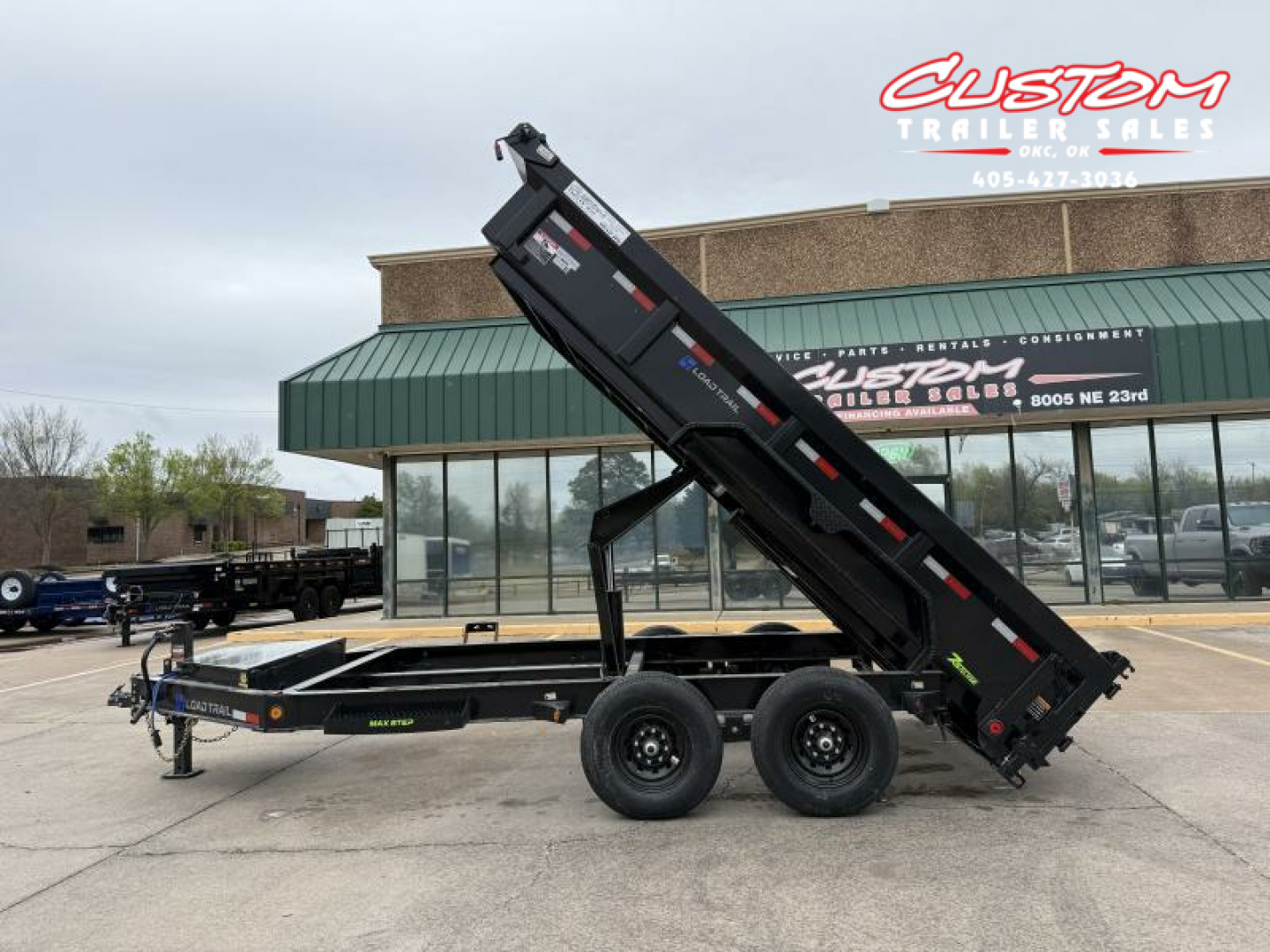 New #352988 2025 LOAD TRAIL DL 14 X 83 TANDEM AXLE LOW PRO 14K BUMPER PULL DUMP W/ 2' SIDES & 7 GAUGE FLOOR