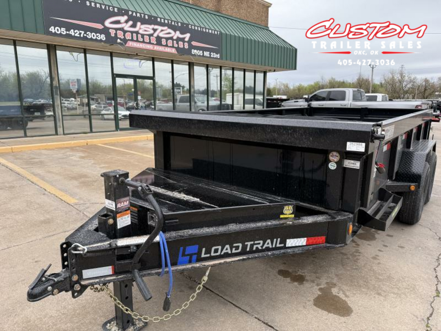 New #352988 2025 LOAD TRAIL DL 14 X 83 TANDEM AXLE LOW PRO 14K BUMPER PULL DUMP W/ 2' SIDES & 7 GAUGE FLOOR