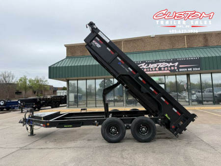 New #352988 2025 LOAD TRAIL DL 14 X 83 TANDEM AXLE LOW PRO 14K BUMPER PULL DUMP W/ 2' SIDES & 7 GAUGE FLOOR
