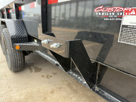 New #352988 2025 LOAD TRAIL DL 14 X 83 TANDEM AXLE LOW PRO 14K BUMPER PULL DUMP W/ 2' SIDES & 7 GAUGE FLOOR