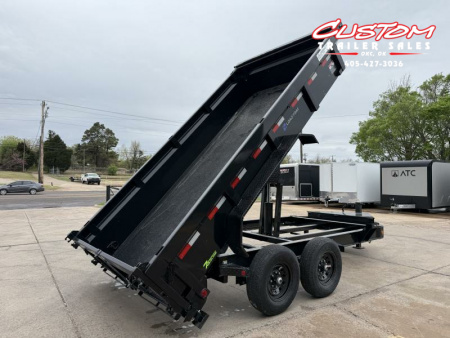 New #352988 2025 LOAD TRAIL DL 14 X 83 TANDEM AXLE LOW PRO 14K BUMPER PULL DUMP W/ 2' SIDES & 7 GAUGE FLOOR