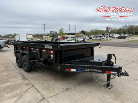 New #352988 2025 LOAD TRAIL DL 14 X 83 TANDEM AXLE LOW PRO 14K BUMPER PULL DUMP W/ 2' SIDES & 7 GAUGE FLOOR