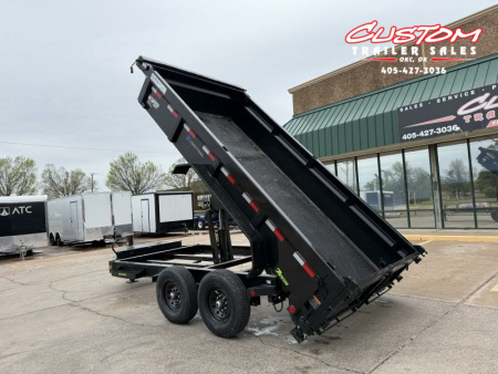 New #352988 2025 LOAD TRAIL DL 14 X 83 TANDEM AXLE LOW PRO 14K BUMPER PULL DUMP W/ 2' SIDES & 7 GAUGE FLOOR
