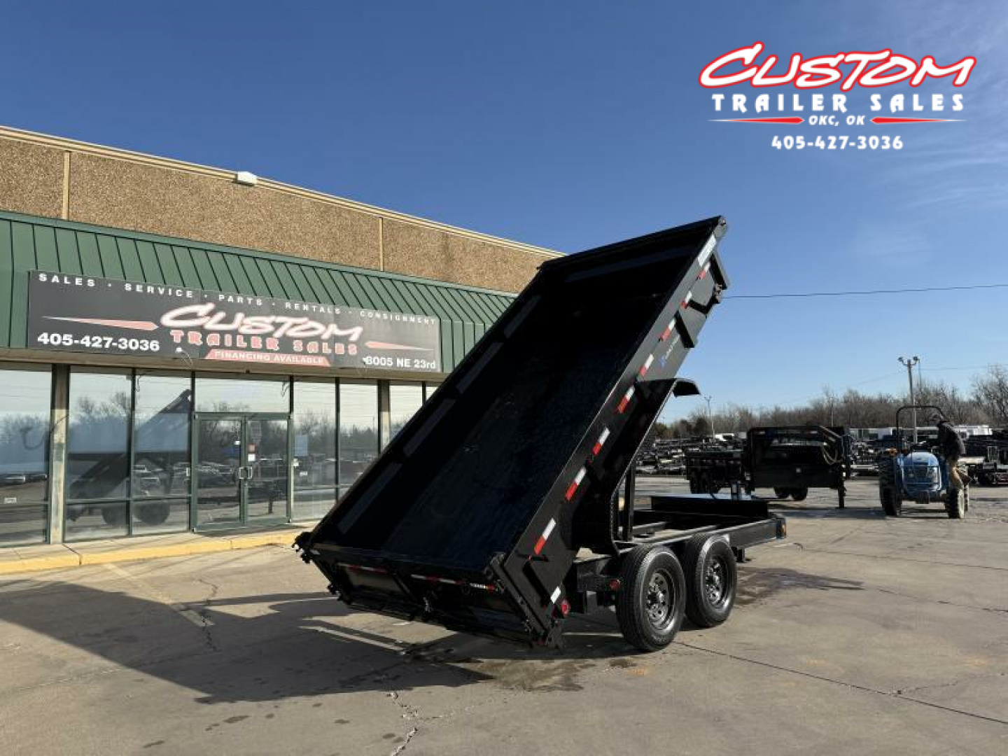 New #353197 2025 LOAD TRAIL DL 14 X 83 TANDEM AXLE LOW PRO 14K BUMPER PULL DUMP W/ 2' SIDES