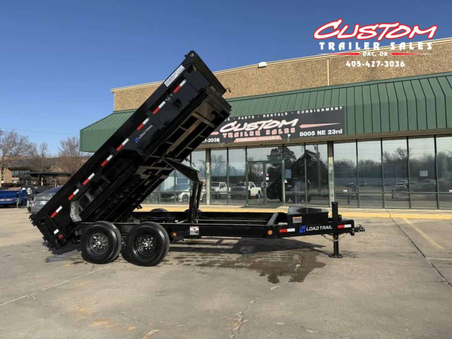 New #353197 2025 LOAD TRAIL DL 14 X 83 TANDEM AXLE LOW PRO 14K BUMPER PULL DUMP W/ 2' SIDES