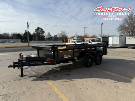 New #353197 2025 LOAD TRAIL DL 14 X 83 TANDEM AXLE LOW PRO 14K BUMPER PULL DUMP W/ 2' SIDES