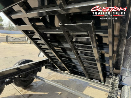 New #353197 2025 LOAD TRAIL DL 14 X 83 TANDEM AXLE LOW PRO 14K BUMPER PULL DUMP W/ 2' SIDES