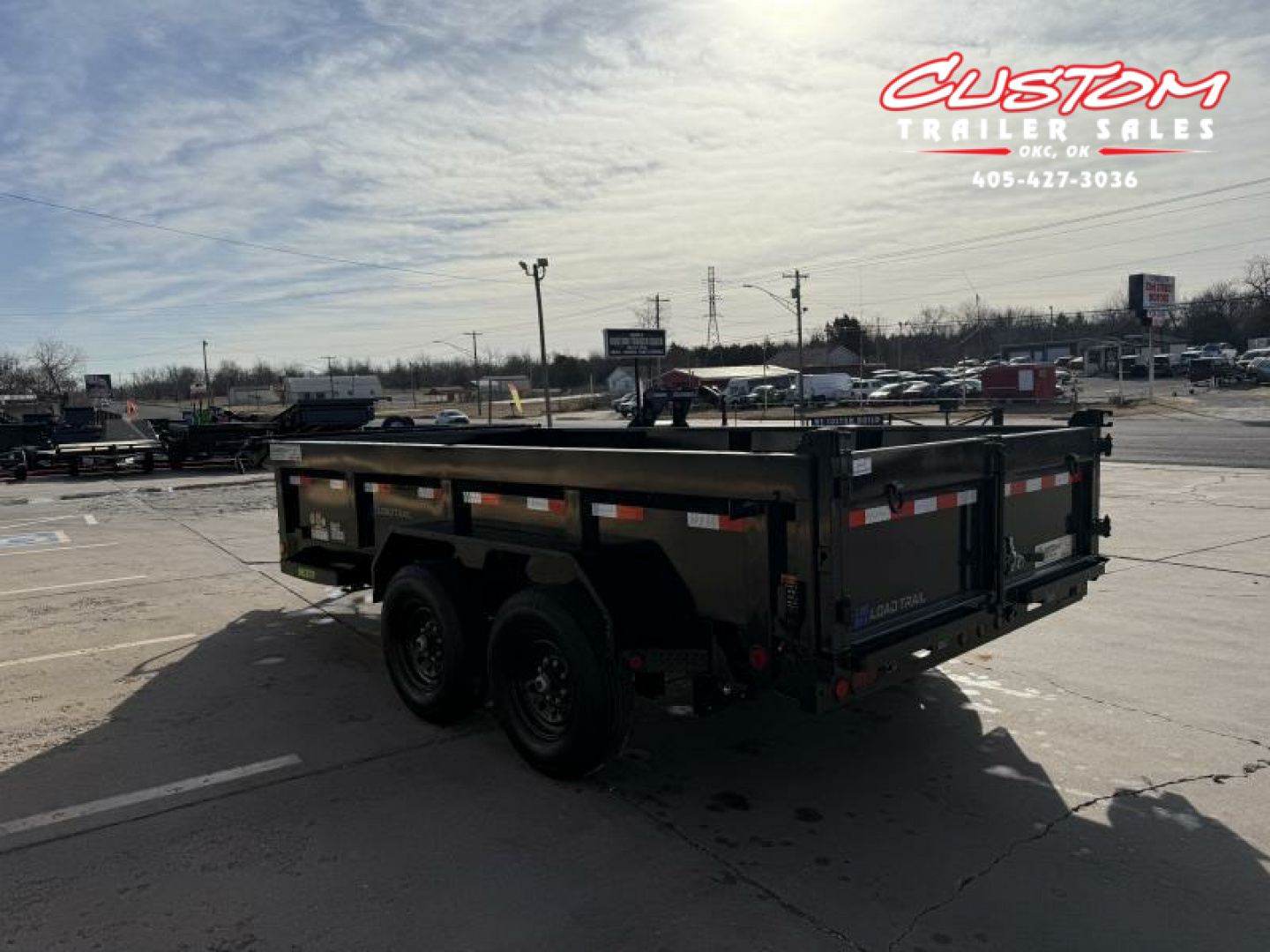 New #353601 2025 LOAD TRAIL DL 14 X 83 TANDEM AXLE LOW PRO 14K BUMPER PULL DUMP W/ 2' SIDES