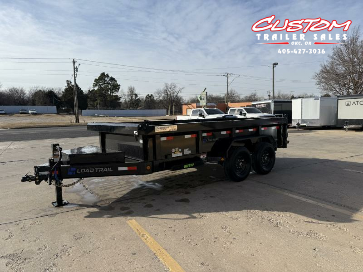 New #353601 2025 LOAD TRAIL DL 14 X 83 TANDEM AXLE LOW PRO 14K BUMPER PULL DUMP W/ 2' SIDES