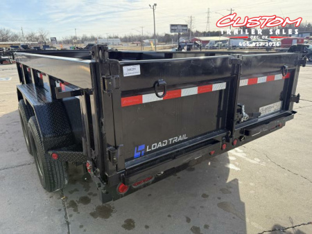 New #353601 2025 LOAD TRAIL DL 14 X 83 TANDEM AXLE LOW PRO 14K BUMPER PULL DUMP W/ 2' SIDES