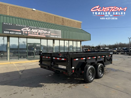 New #353601 2025 LOAD TRAIL DL 14 X 83 TANDEM AXLE LOW PRO 14K BUMPER PULL DUMP W/ 2' SIDES