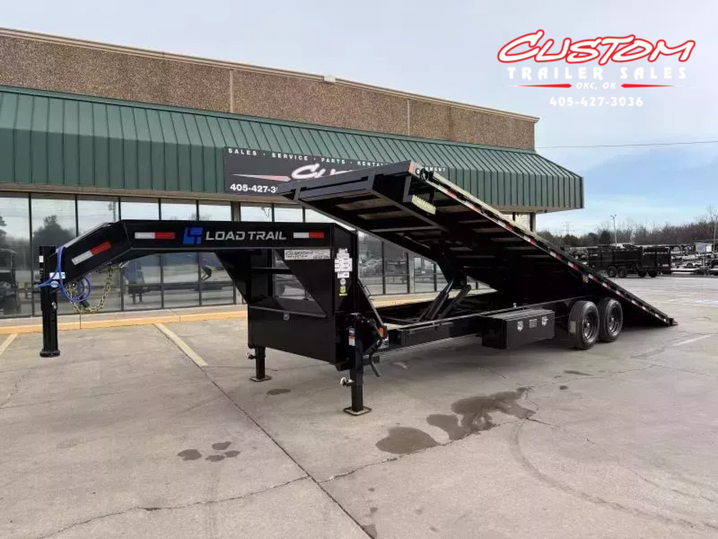 New #354050 2025 LOAD TRAIL GE 28 X 102 TANDEM AXLE 16K GOOSENECK FULL BED TILT DECK