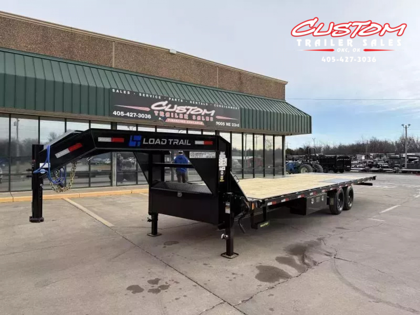 New #354050 2025 LOAD TRAIL GE 28 X 102 TANDEM AXLE 16K GOOSENECK FULL BED TILT DECK