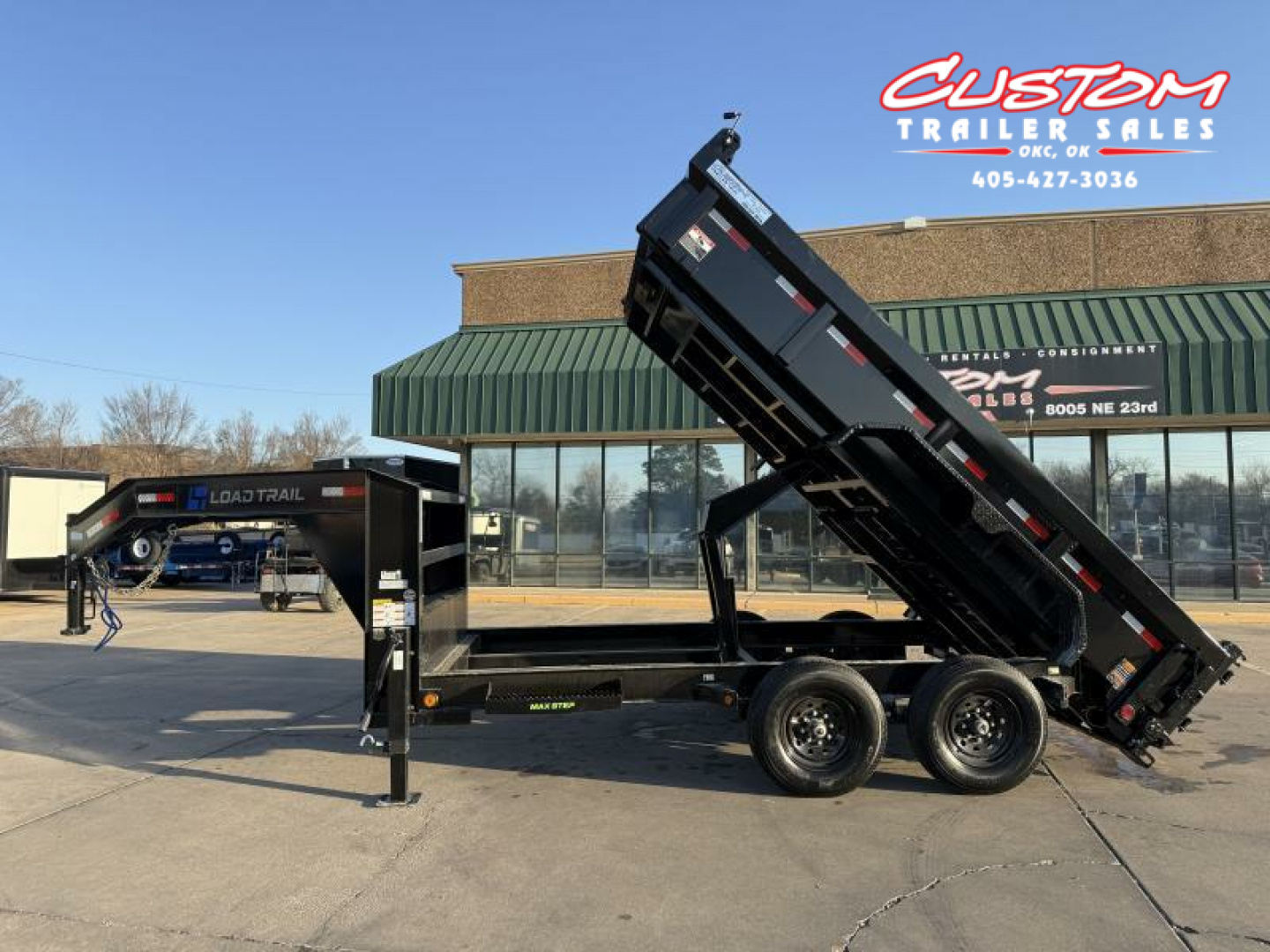 New #355134 2025 LOAD TRAIL GD 14 X 83 TANDEM AXLE LOW PRO 14K GOOSENECK DUMP W/ 2' SIDES