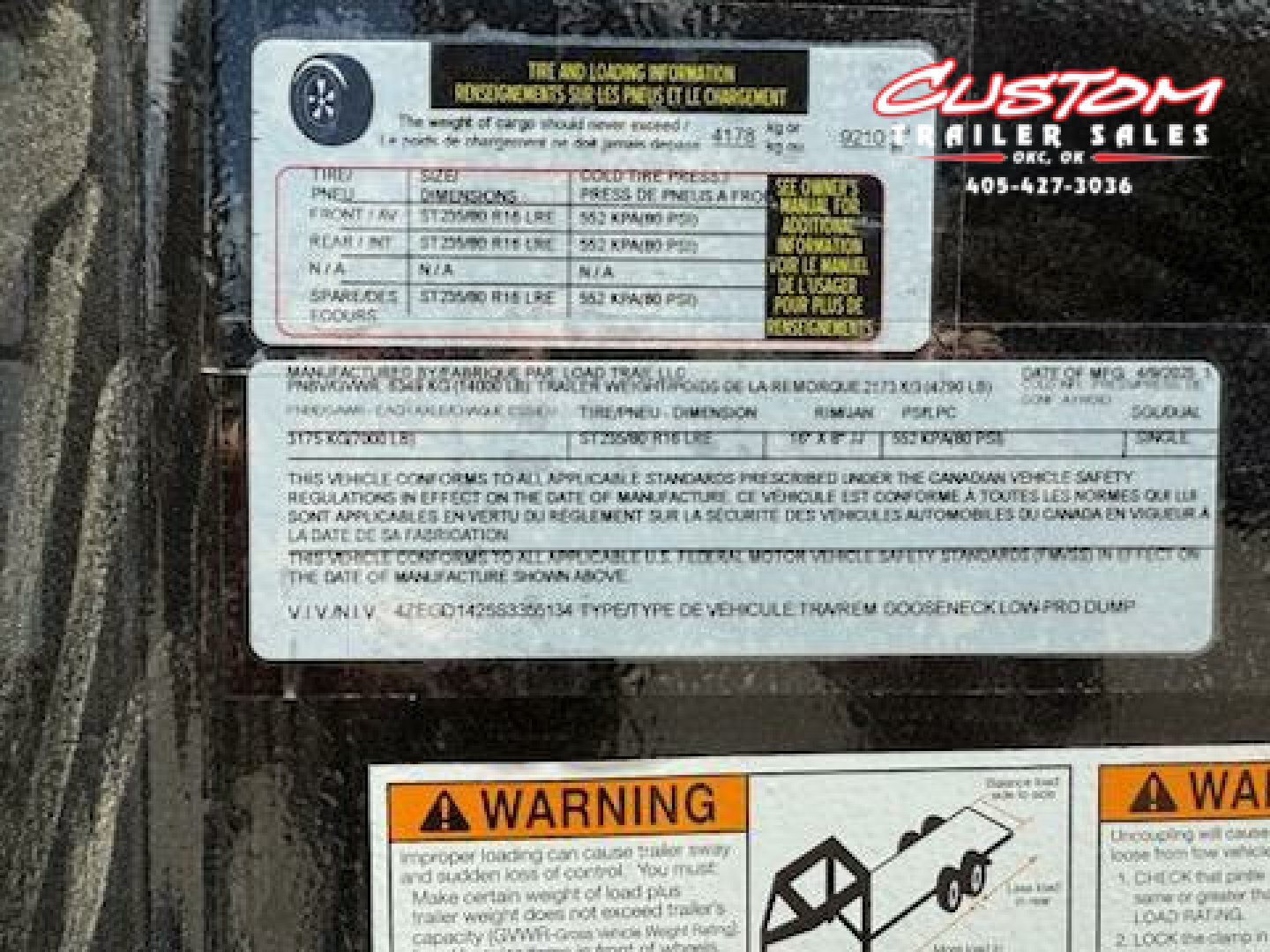 New #355134 2025 LOAD TRAIL GD 14 X 83 TANDEM AXLE LOW PRO 14K GOOSENECK DUMP W/ 2' SIDES