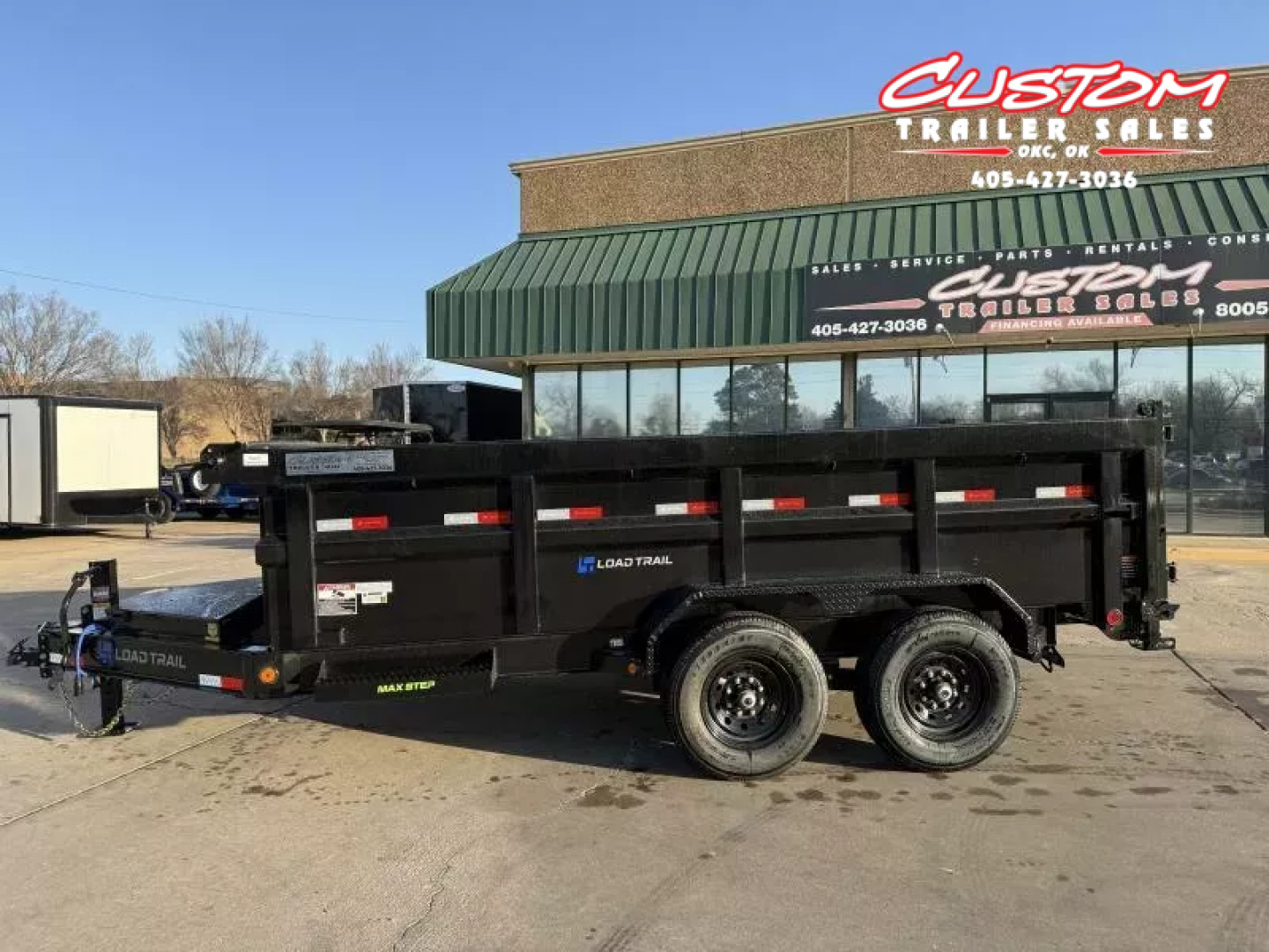 New #355561 2025 LOAD TRAIL DL 14 X 83 TANDEM AXLE LOW PRO 14K BUMPER PULL DUMP W/ 3' SIDES