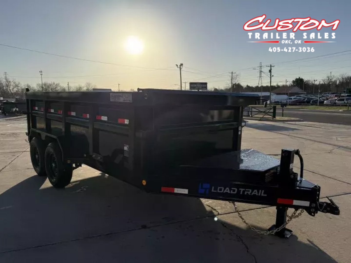 New #355685 2025 LOAD TRAIL DL 14 X 83 TANDEM AXLE LOW PRO 14K BUMPER PULL DUMP W/ 3' SIDES