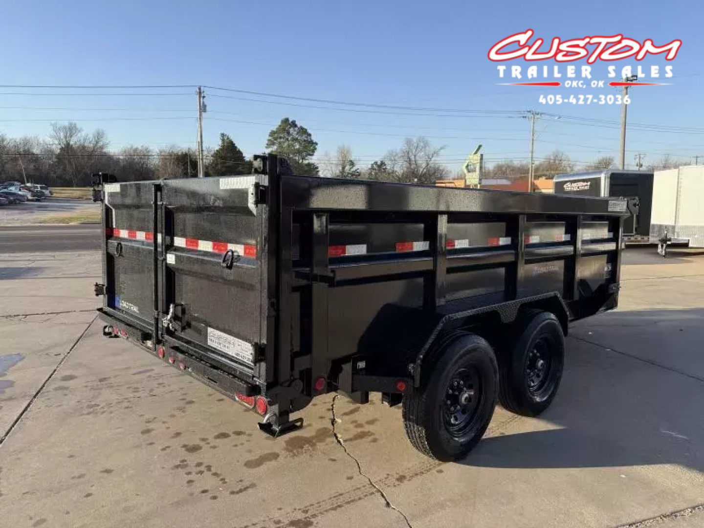 New #355685 2025 LOAD TRAIL DL 14 X 83 TANDEM AXLE LOW PRO 14K BUMPER PULL DUMP W/ 3' SIDES