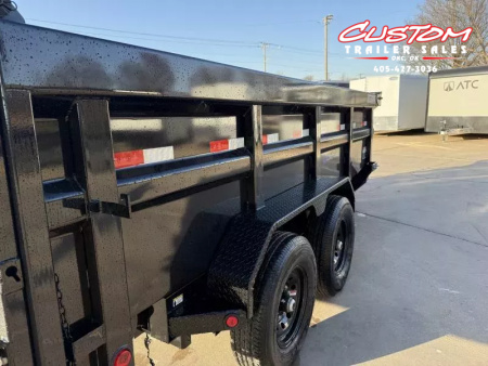 New #355685 2025 LOAD TRAIL DL 14 X 83 TANDEM AXLE LOW PRO 14K BUMPER PULL DUMP W/ 3' SIDES