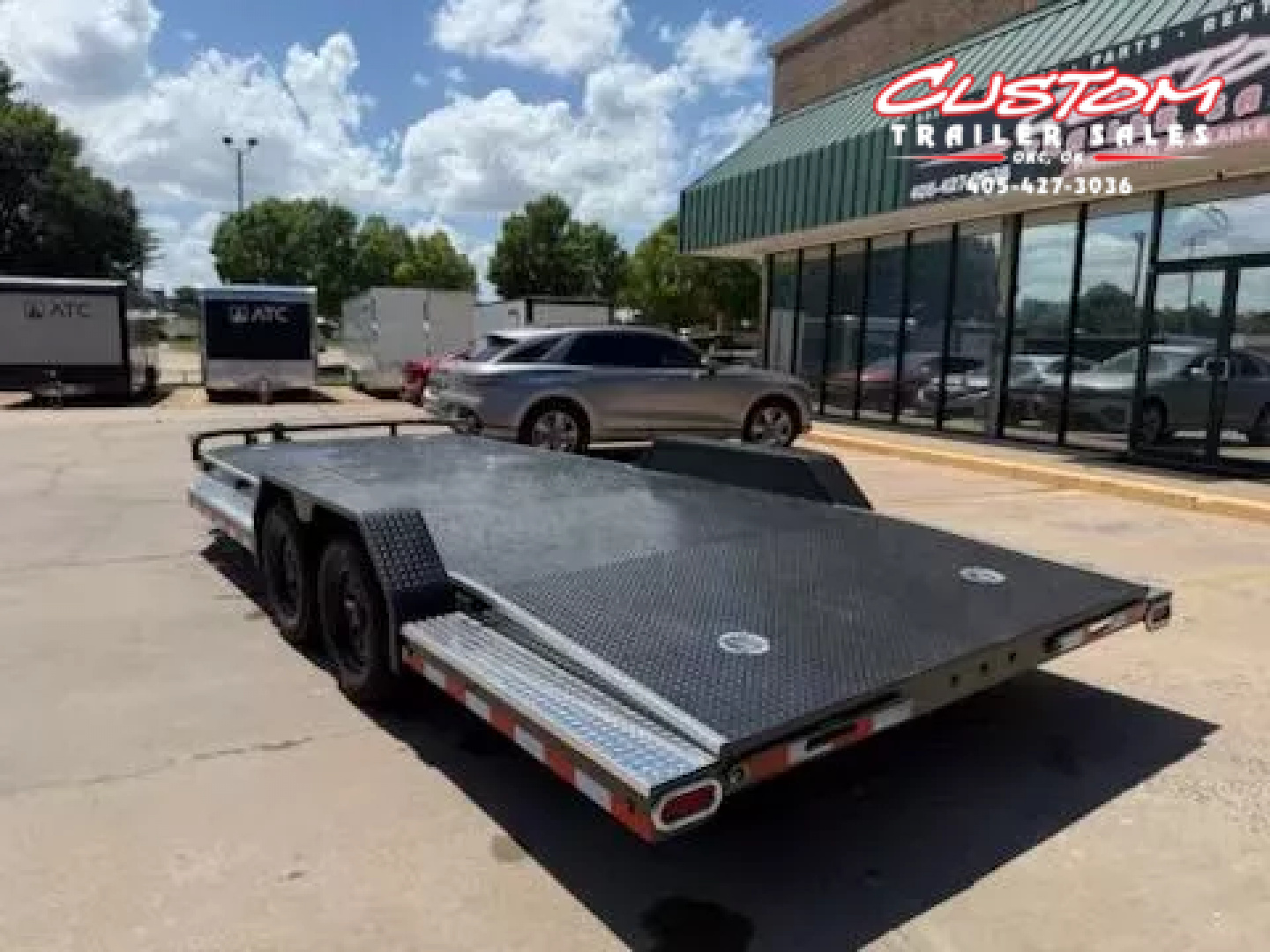 New #360072 2025 LOAD TRAIL CZ 20 X 83 TANDEM AXLE 7K STEEL FLOOR CAR HAULER W/ ALUMINUM TRIM PACKAGE