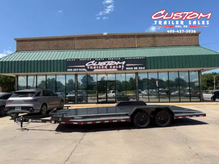 New #360072 2025 LOAD TRAIL CZ 20 X 83 TANDEM AXLE 7K STEEL FLOOR CAR HAULER W/ ALUMINUM TRIM PACKAGE