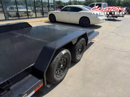 New #361089 2025 LOAD TRAIL CZ 20 X 83 TANDEM AXLE 7K STEEL FLOOR CAR HAULER