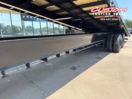 New #364489 2026 LOAD TRAIL GT 40 X 102 DUAL TANDEM FULL TILT CONTAINER TRAILER FLATBED GOOSENECK W/ HYD. JACKS & 18,000LB WINCH PACKAGE