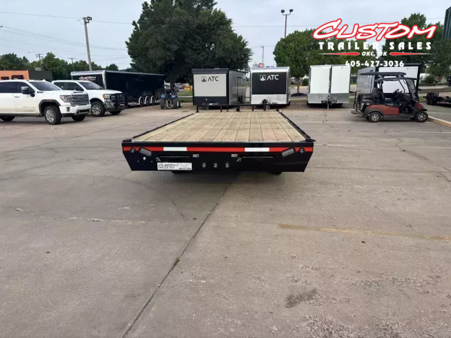 New #364898 LOAD TRAIL DK 20 X 102 BUMPER PULL 10K DECKOVER W/ SLIDE IN RAMPS