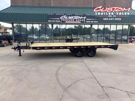 New #364898 LOAD TRAIL DK 20 X 102 BUMPER PULL 10K DECKOVER W/ SLIDE IN RAMPS