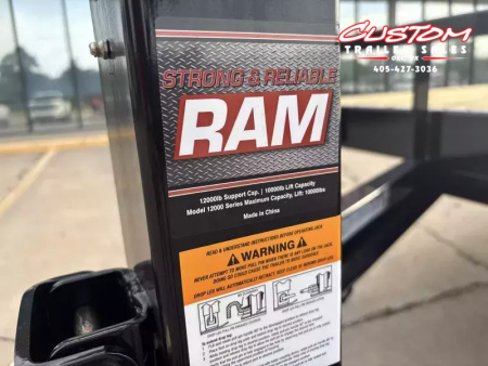 New #364898 LOAD TRAIL DK 20 X 102 BUMPER PULL 10K DECKOVER W/ SLIDE IN RAMPS