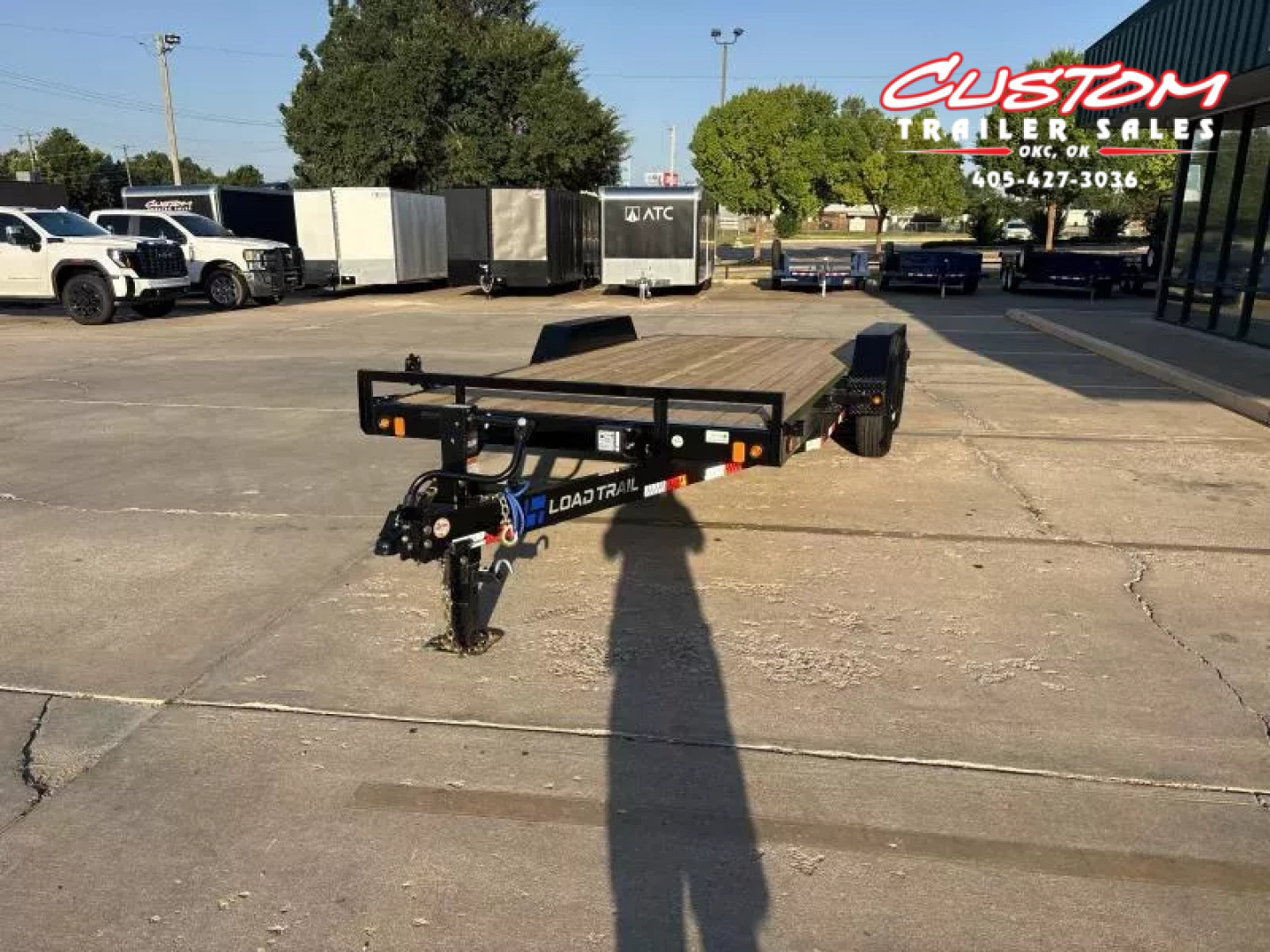 New #366082 2026 LOAD TRAIL CH 18 X 83 TANDEM AXLE 14K EQUIPMENT HAULER W/ SLIDE IN RAMPS