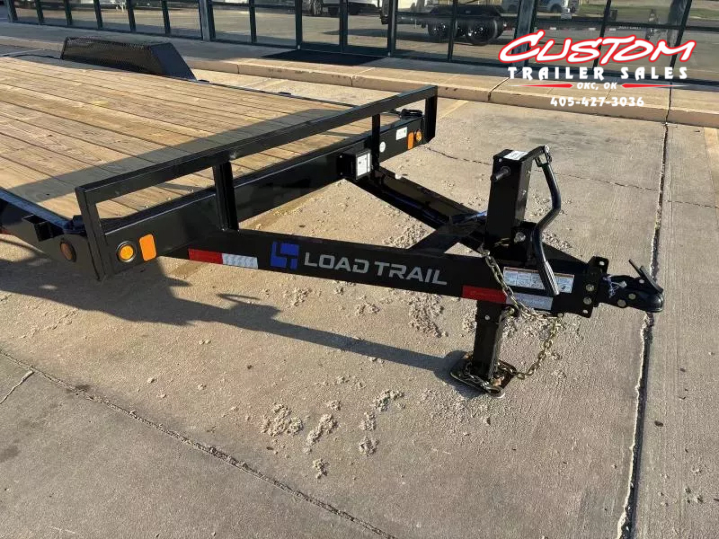 New #366082 2026 LOAD TRAIL CH 18 X 83 TANDEM AXLE 14K EQUIPMENT HAULER W/ SLIDE IN RAMPS