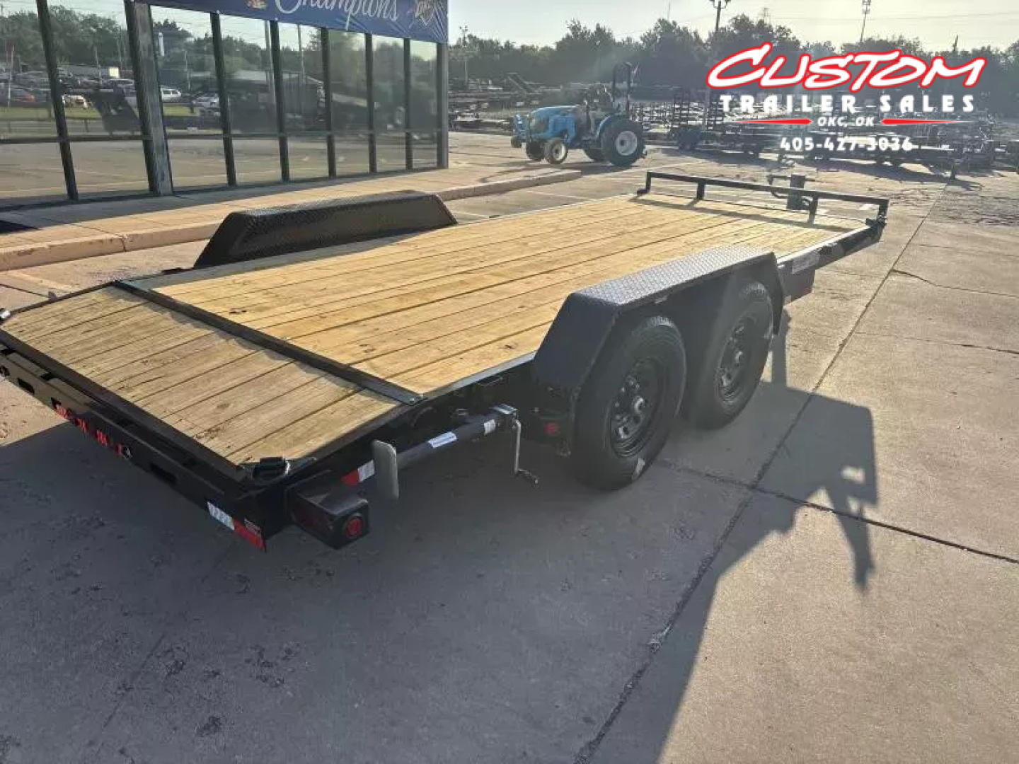 New #366082 2026 LOAD TRAIL CH 18 X 83 TANDEM AXLE 14K EQUIPMENT HAULER W/ SLIDE IN RAMPS