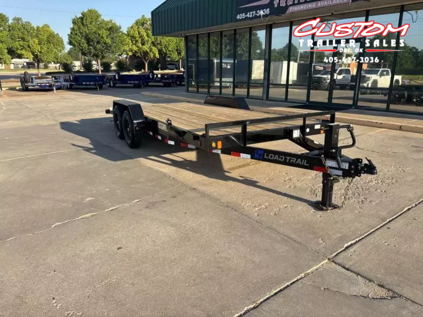 New #366082 2026 LOAD TRAIL CH 18 X 83 TANDEM AXLE 14K EQUIPMENT HAULER W/ SLIDE IN RAMPS