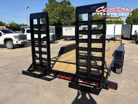 New #367232 2026 LOAD TRAIL CH 22 X 83 TANDEM AXLE 14K EQUIPMENT HAULER W/ FOLD UP RAMPS