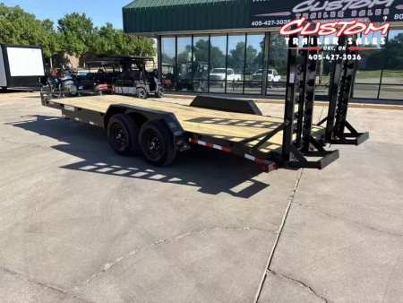 New #367232 2026 LOAD TRAIL CH 22 X 83 TANDEM AXLE 14K EQUIPMENT HAULER W/ FOLD UP RAMPS
