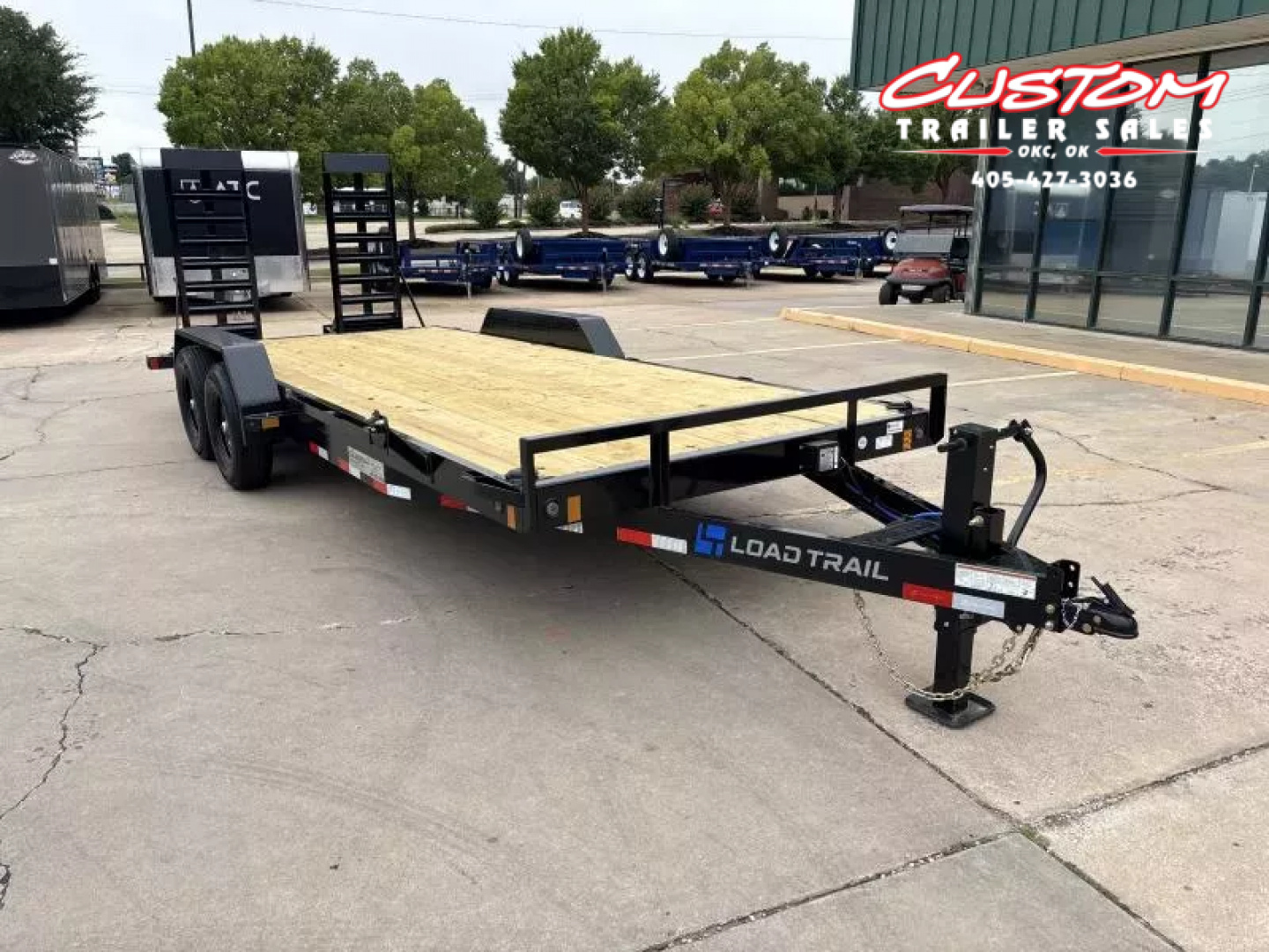 New #369292 2026 LOAD TRAIL CH 20 X 83 TANDEM AXLE 14K EQUIPMENT HAULER W/ FOLD UP RAMPS