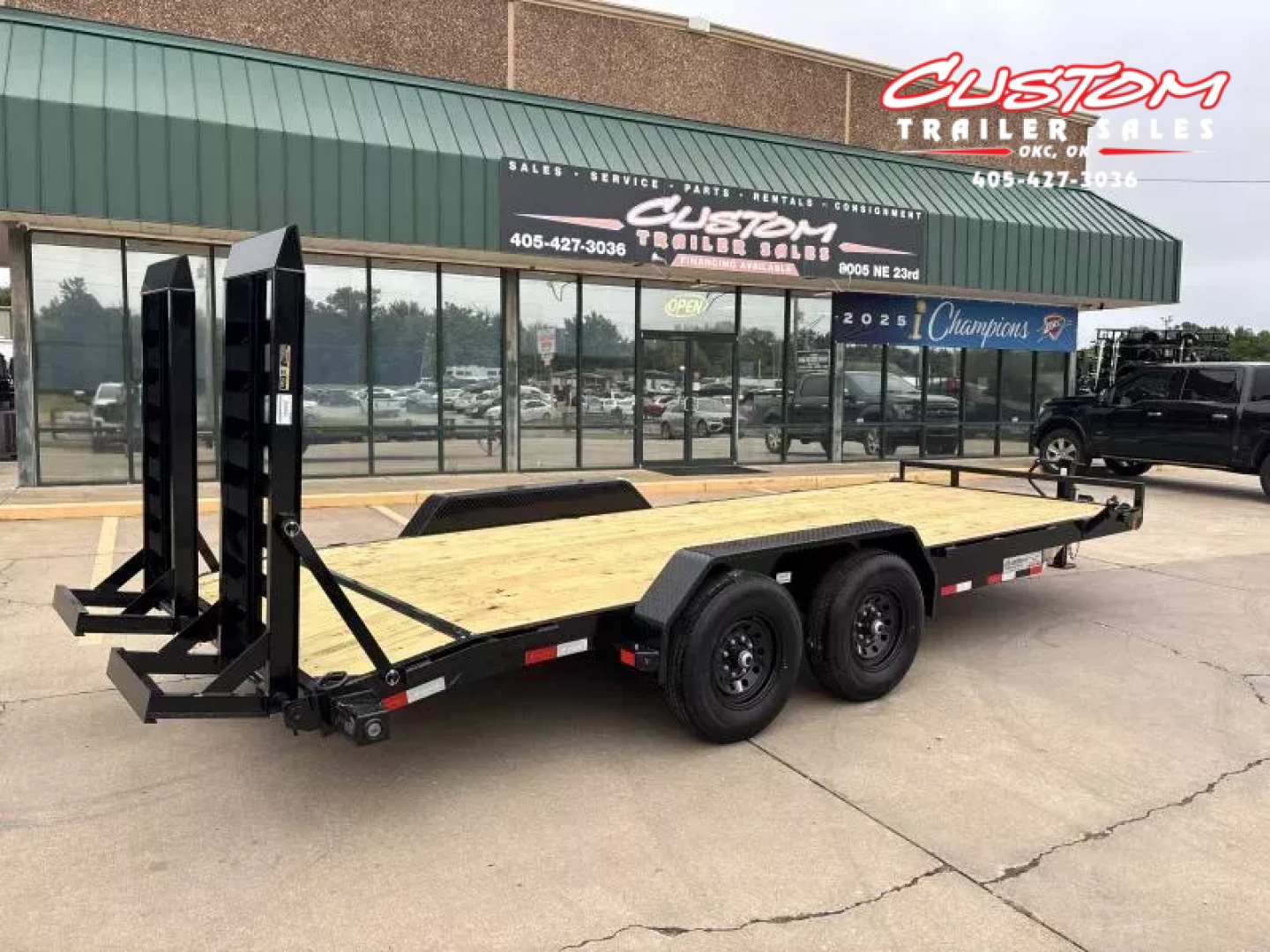 New #369292 2026 LOAD TRAIL CH 20 X 83 TANDEM AXLE 14K EQUIPMENT HAULER W/ FOLD UP RAMPS