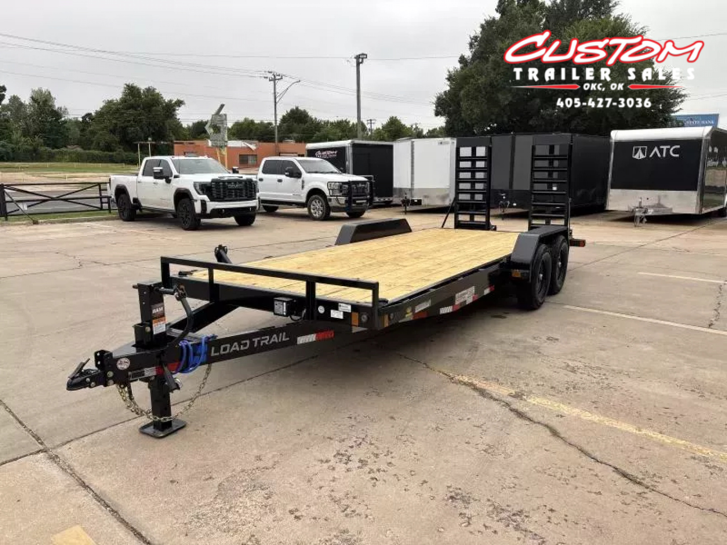 New #369292 2026 LOAD TRAIL CH 20 X 83 TANDEM AXLE 14K EQUIPMENT HAULER W/ FOLD UP RAMPS