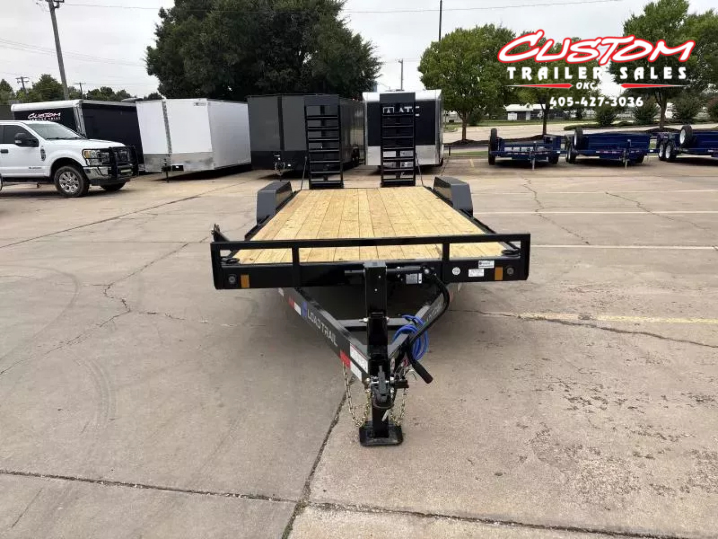 New #369292 2026 LOAD TRAIL CH 20 X 83 TANDEM AXLE 14K EQUIPMENT HAULER W/ FOLD UP RAMPS