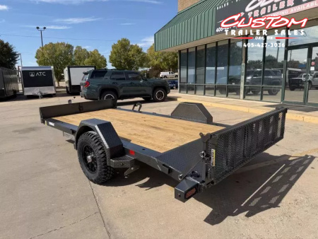 New #369572 2026 LOAD TRAIL SX 14 X 77 SINGLE AXLE 5K ATV UTILITY W/ 2' DOVE & RAMP GATE