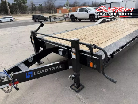 Used #369626 USED 2026 LOAD TRAIL CH 26 X 102 TANDEM AXLE 14K EQUIPMENT HAULER W/ MAX RAMPS