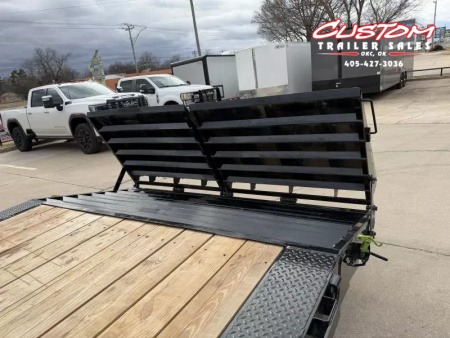 Used #369626 USED 2026 LOAD TRAIL CH 26 X 102 TANDEM AXLE 14K EQUIPMENT HAULER W/ MAX RAMPS