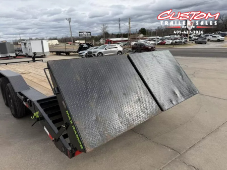 Used #369626 USED 2026 LOAD TRAIL CH 26 X 102 TANDEM AXLE 14K EQUIPMENT HAULER W/ MAX RAMPS