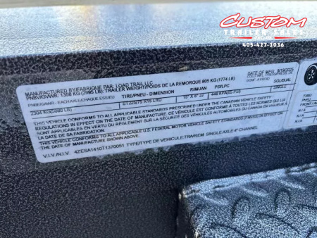 New #370051 2026 LOAD TRAIL SX 14 X 77 SINGLE AXLE 5K ATV UTILITY W/ 2' DOVE & RAMP GATE